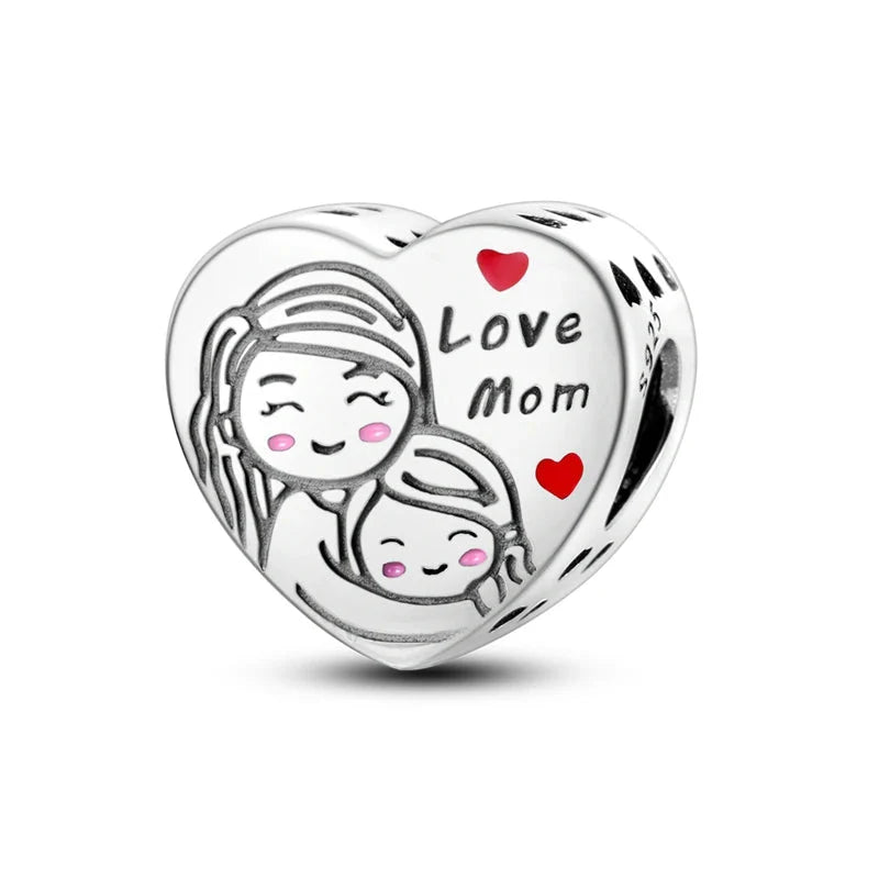 Hot Sale 925 Sterling Silver Charms Beads for Women - Perfect Fit for Pandora Bracelets, Fashionable Jewelry Pendant