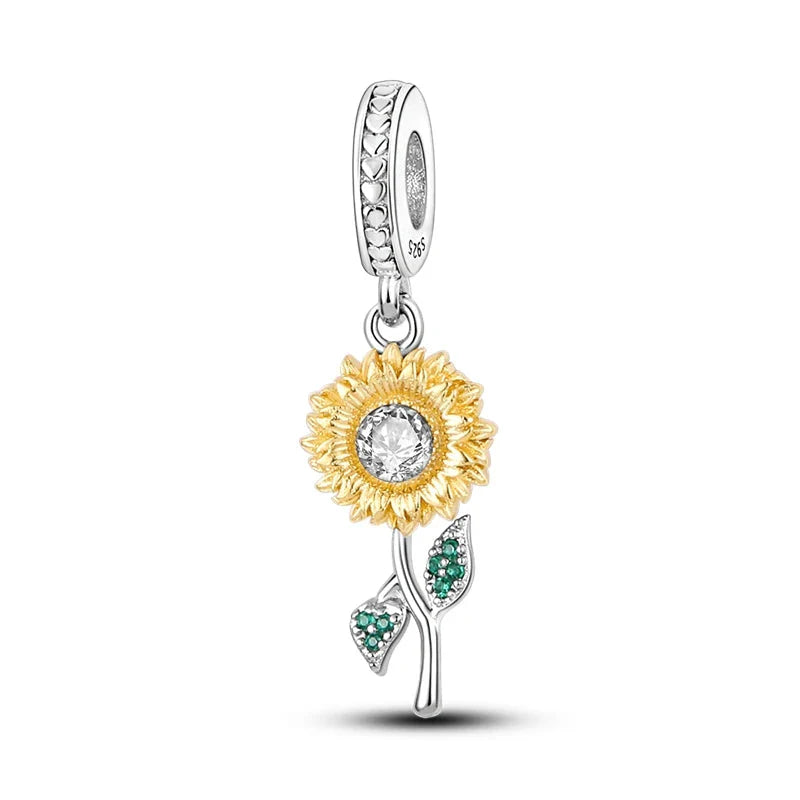 Hot Sale 925 Sterling Silver Charms Beads for Women - Perfect Fit for Pandora Bracelets, Fashionable Jewelry Pendant